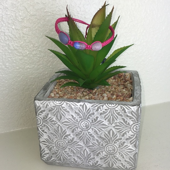 Handmade Chinese Knotting Bracelet W/ Glass Beads - Picture 2 of 7